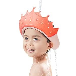 Shower Cap for Kids, Baby Bath Shower Head, Kids Hair Washing Shield, Toddler Shower Visor, Stop Water Going in Your Little Ones FaceS