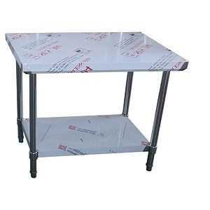 [Hot Item] industrial food preparation equipment stainless steel kitchen prep work bench with wheel caster