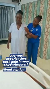 5.6K views · 34 reactions | Back pain during the third trimester of...