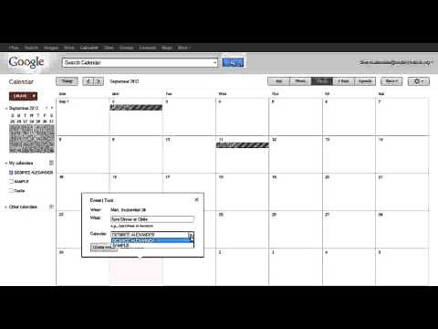 How to Create and Edit a Google Drive Calendar