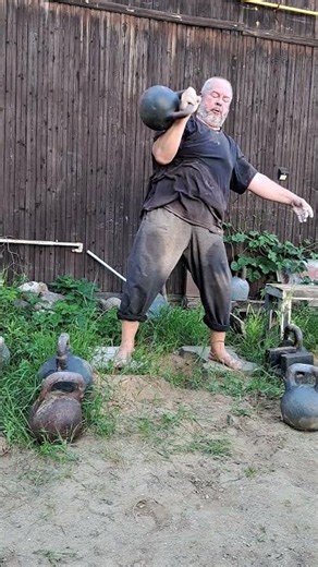 ГИРЯ 45,6 КГ! ВЫРЫВАНИЕ ИЗ ЯМЫ 100 LB (45,6 KG) KETTEBELL DEFICIT DEAD MUSCLE SNATCH
