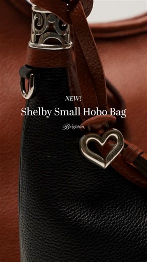 Introducing the Shelby Small Hobo Bag This little sister to our classic hobo is more compact, but equally functional; she’s the go-to for lighter days. Designed to sit neatly in the crook of your arm or worn as a short shoulder bag. | Brighton