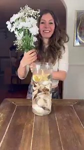 2.8M views · 36K reactions | she turned seashells into home decor this arts and crafts video shows how to turn seashells into a beautiful floral centerpiece or a candle. this is a great beach memory and perfect for summer! | Brooklyn B | Facebook