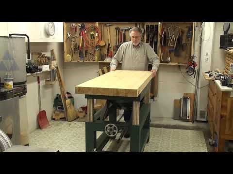 woodworking adjustable-height bench