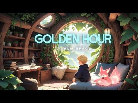 Deep Focus Study Lofi Warm Attic Library Ambience