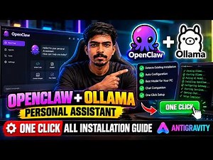 OpenClaw + Ollama: Build Your Own Local AI Personal Assistant | One-Click Setup