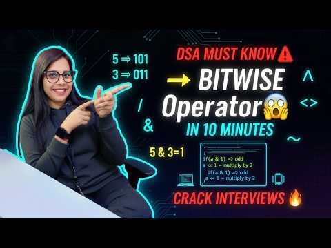 BITWISE OPERATORS 😱 | Crack Any DSA Problem in Minutes!