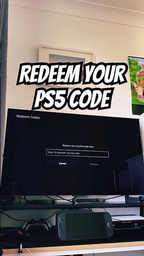 How to Redeem your Game Voucher Code in PS5