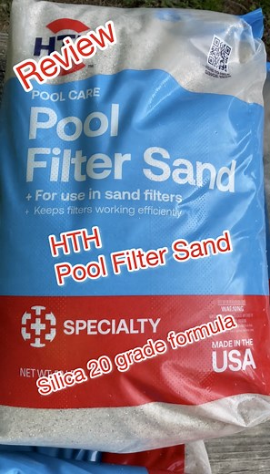 Watch HTH Filter Sand for Swimming Pools, Silica 20-grade formula on Amazon Live