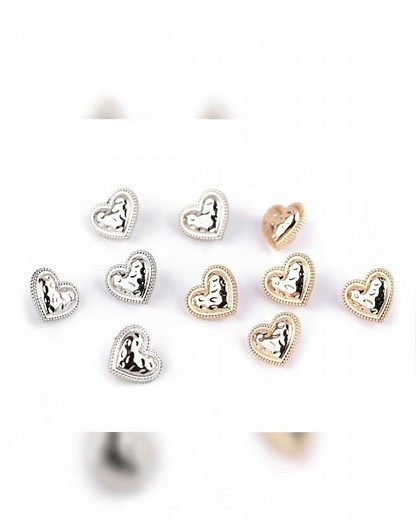 Metāla pogas uz kājiņas 11 mm-zelta vai sudraba