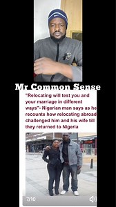 12K views · 207 reactions | Hard Talk; why you shouldn’t leave your partner to relocate or japa while leaving you behind and how to know if your partner will come back for you? Expert’s advise and experience. | Mr. Common Sense | Facebook