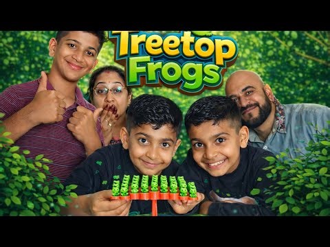 😰 Treetop frogs game# challenge #ytshots#Funny