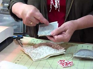 Fun Heart Ornament - Quilting Tips & Techniques 027