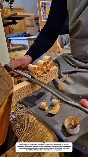 Amazing Woodworking Skills | Handcrafted Decorative Wood Carving Process