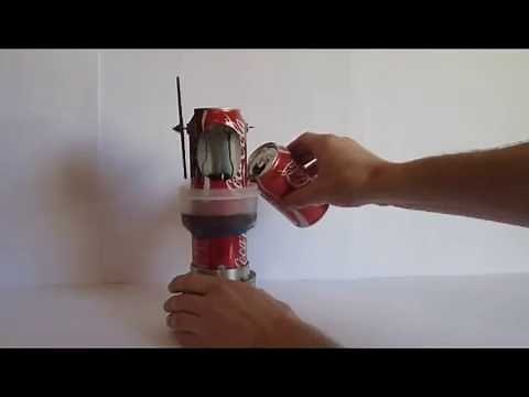 Coca Cola Can engine with V-Tec