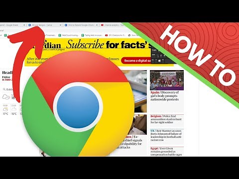 How to Restore Google Chrome Tabs After Restart