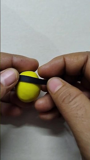 Turning Clay into a Cute Honey Bee! 😍🐝 | Cute Clay Bee 🐝✨ #Shorts