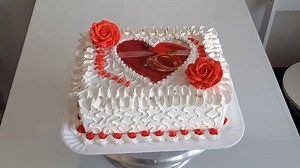 5.7K views · 239 reactions | Engagement and wedding cake decoration  | Sweet Bakery | Facebook