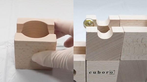 Epic Marble Race on Wooden Course with Calming Sounds