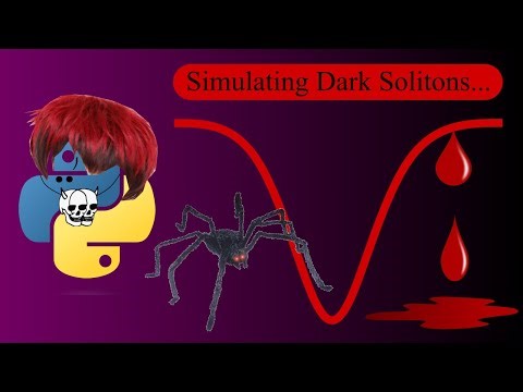 Simulating Dark Solitons in python!