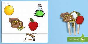 Fairy Tale Props Stick Puppets