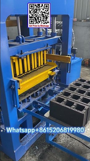 wonderful block production with qt4 18 automatic cement concrete hollow block machine #blockmachine