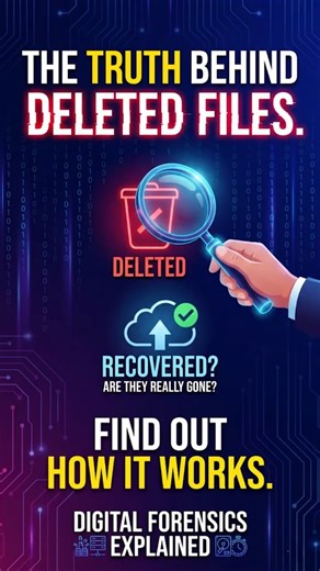 TRUTH BEHIND DELETED FILES | ARE DELETED FILES RECOVERES? #deletedfiles #phone #laptop #shorts