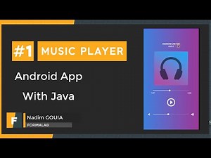 #1 Create Music Player Tutorial - Android Studio | Layout Design | تطبيق مشغل أغاني