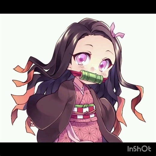 nezuko chibi vers. edit #nezuko #chibi #demonslayer #kimetsunoyaiba #anime