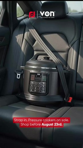 Big meals, less time in the kitchen! 🙌 The VON 8L Digital Pressure Cooker features 1200W powerful heating, 12 preset cooking programs, a 24-hour timer and a 9-level safety system for fast, easy and worry-free cooking. Perfect for family meals, batch cooking and hosting guests. Shop it now during our Anniversary Sale and enjoy incredible savings while stocks last! 🏬 Available at all Hotpoint retail outlets 🌐 Shop online: https://tr.ee/352POb #HotpointAnniversarySale #VON #DesignedToLove #Press