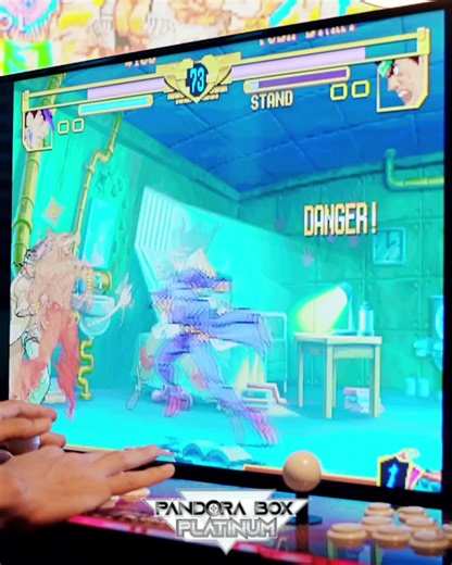 Intense combat & skilled gameplay in JoJo's Bizarre Adventure! Get your Pandora Box Platinum console today! #ArcadeGames #FightingGames #PandoraBox #JoJosBizarreAdventure