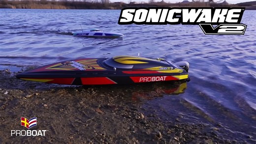 O Pro Boat® Sonicwake oferece exatamente o que você procura: velocidade e desempenho! | Gaba Hobby