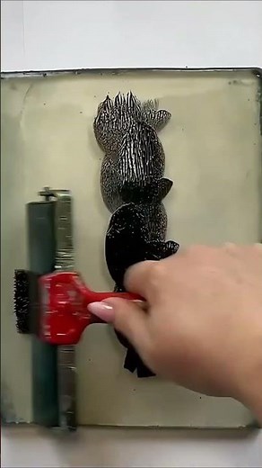 Beginners image transfer using a gelli plate and laser photocopies