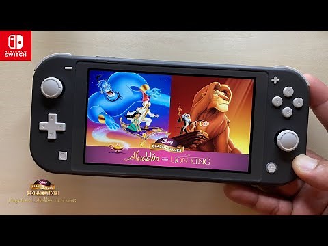 Disney Classic Games: Aladdin And The Lion King Nintendo Switch Lite Gameplay