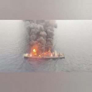 10K views · 230 reactions | Fire on MV Wan Hai 503 Triggers Major...