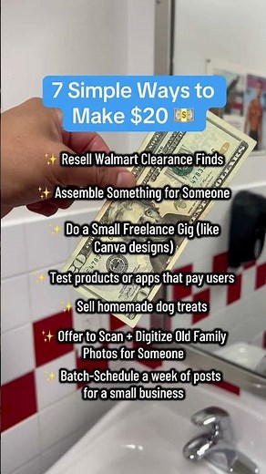 Legitimate Ways to Earn $20 Today 💵