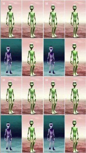 9. "Digital Groove Madness 👽⚡ #Shorts" #aliendance #funny #alienremix