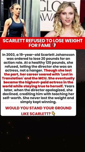 Scarlett Johansson Career Worth Story