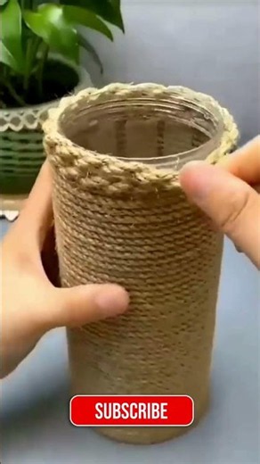 Easy Jute Craft That Looks Expensive 😍 #diy #diydecor #jute