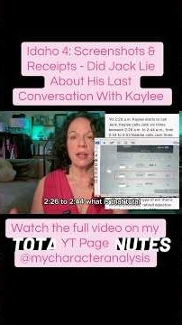 Kaylee Goncalves sister explains recent an Idaho 4 screenshots #idaho4update #idaho4murders