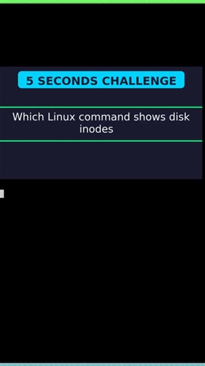 🐧Linux disk inodes usage command
