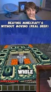 Beating Minecraft's Without Moving (Real Seed) #usa