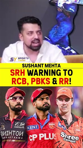 SRH WARNING TO RCB, PBKS & RR! #sunrisershyderabad #rcb #pbks #rr #patcummins #viratkohli #ipl2026