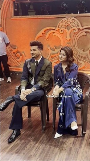 #munawarfaruqui and #hinakhan clicked on the sets of #patipatniaurpanga #shorts