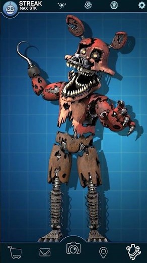 Nightmare Foxy FNaF Workshop Animation