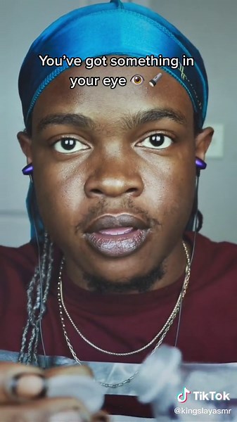 Removing Something From Your Eye with ASMR Mouth Sounds