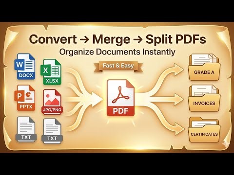 Zamini PDF Toolkit Split Tab Tutorial – Split Certificates by Keyword & Grade in Seconds! #pdf