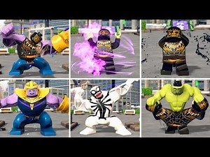 All Big Fig Character perform Black Panther New transform animation in LEGO Marvel Super Heroes 2