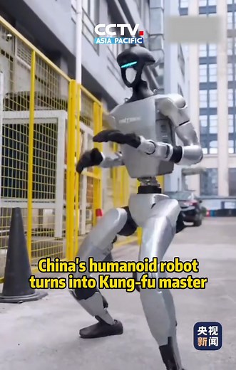 🤖Get ready for the #KungFu #Robot! With China's rich Kung Fu tradition, many online are saying robots are next! 🤖#功夫 #机器人 来了！网友热评中国人都会功夫，机器人当然也不在话下。 | CCTV Asia Pacific