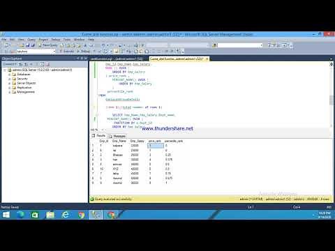 45.PERCENT_RANK() IN SQL